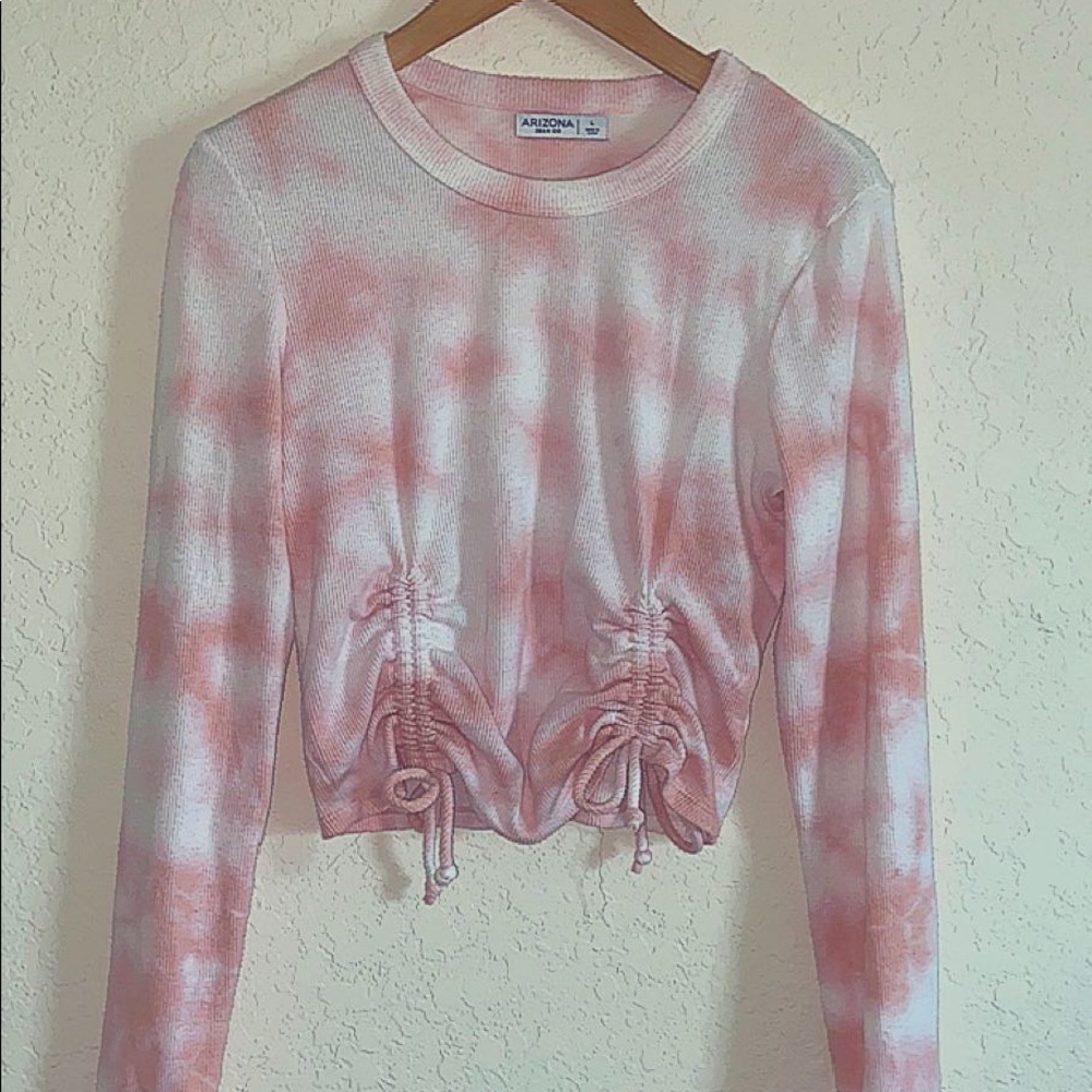 Pink and white long sleeve